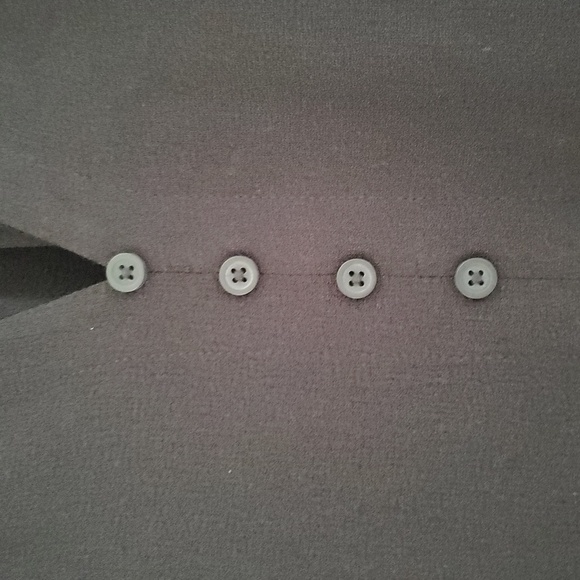 Clover and Sloane Shift Dress Medium Black Minimalist Office Career Classic - Picture 4 of 14